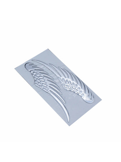 Pair 3D Wings Car Stickers Personalized Badge Emblem Motorcycle Decal Offroad Dual Sport Bike Atv Scooter Chopper Custom