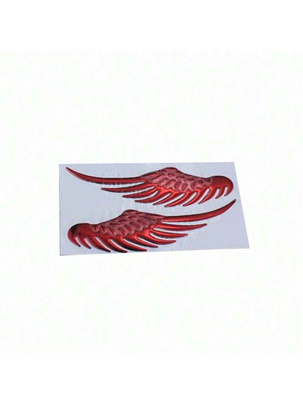 Pair 3D Wings Car Stickers Personalized Badge Emblem Motorcycle Decal Offroad Dual Sport Bike Atv Scooter Chopper Custom
