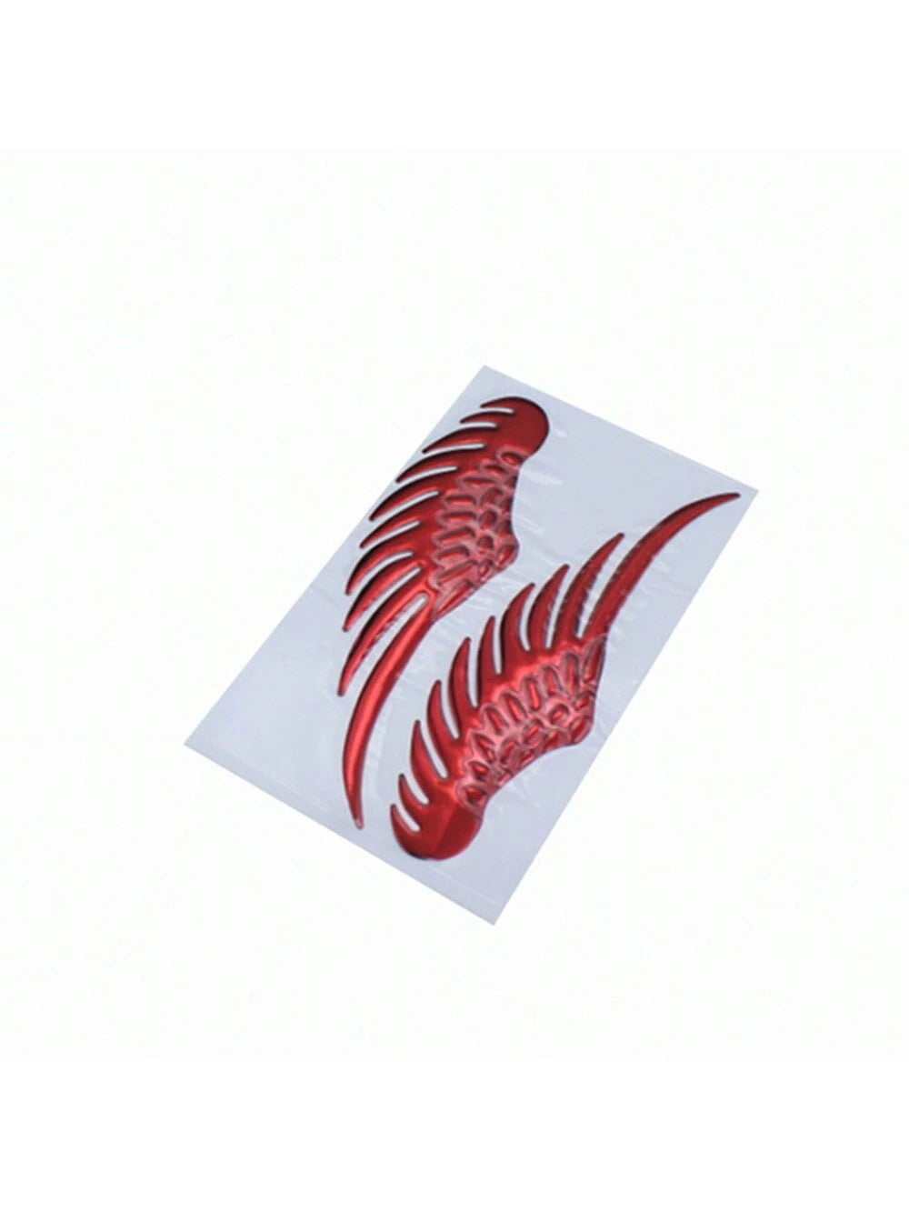 Pair 3D Wings Car Stickers Personalized Badge Emblem Motorcycle Decal Offroad Dual Sport Bike Atv Scooter Chopper Custom