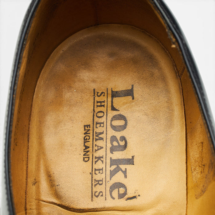 'Paisley' Black Leather Monk Strap UK 7 F