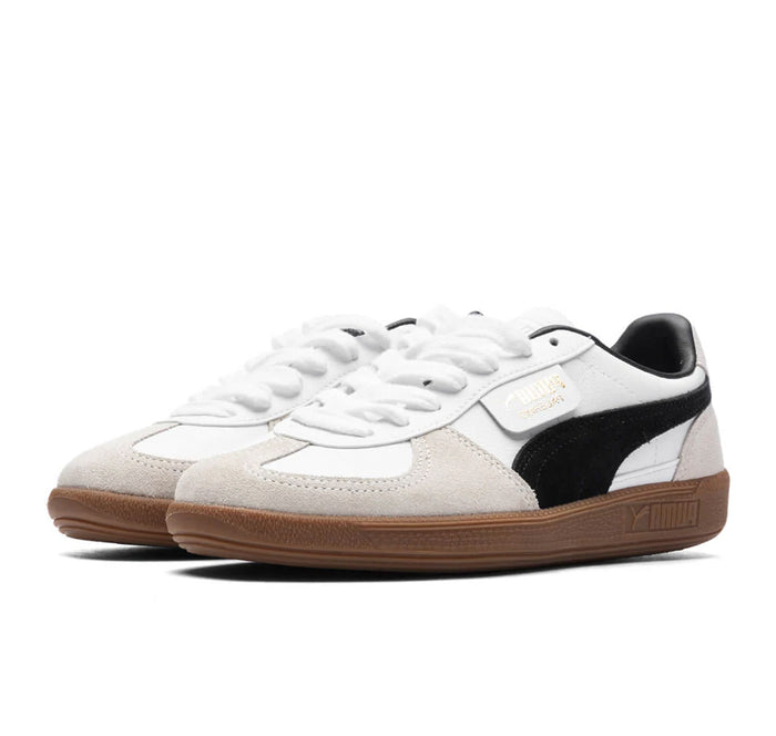 Puma Palermo "Leather White Vapor Grey Gum"