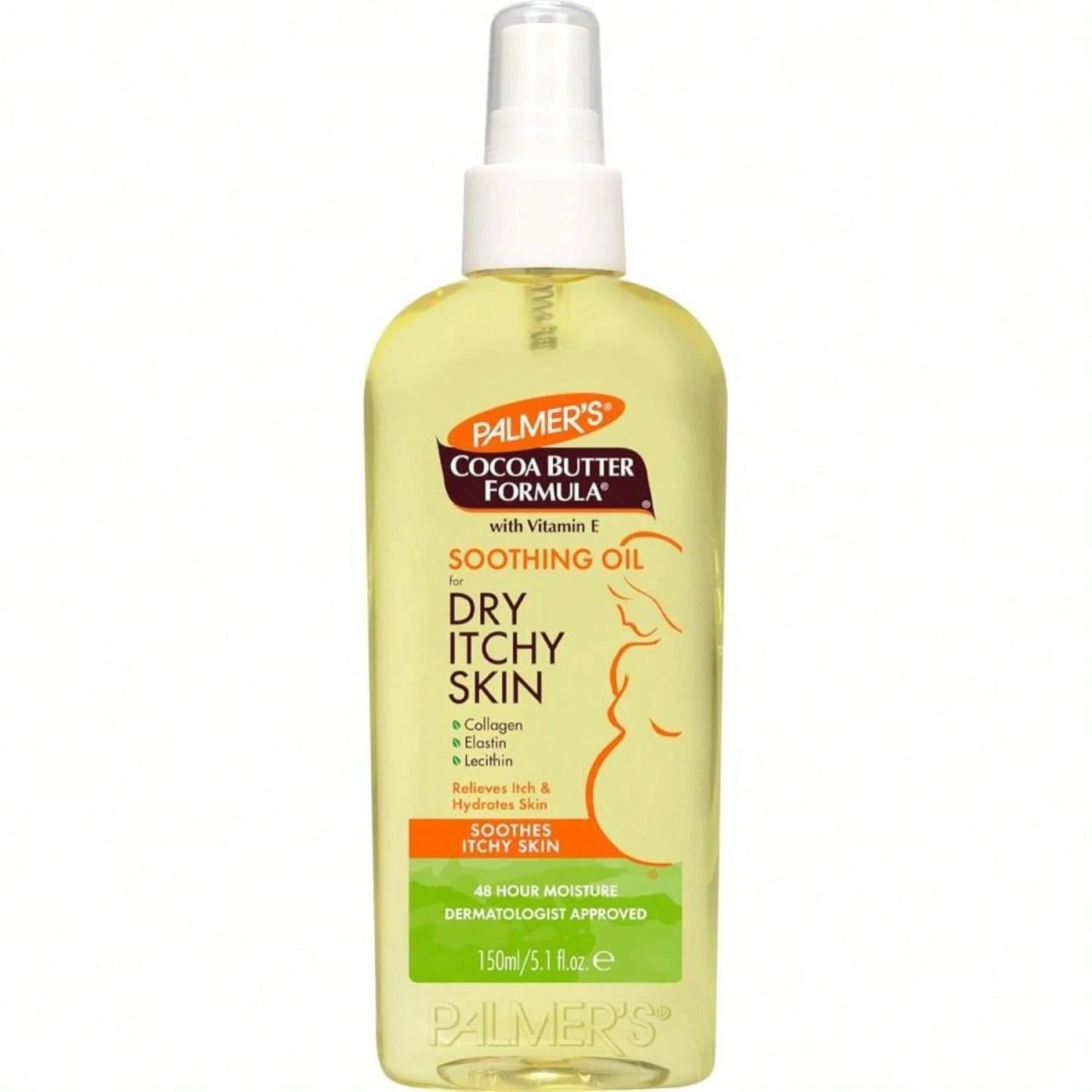 Palmer'S Cocoa Butter Formula Soothing Oil With Vitamin E, Dry, Itchy Skin Relief, Anti-Itch Body Oil, 51 Ounces