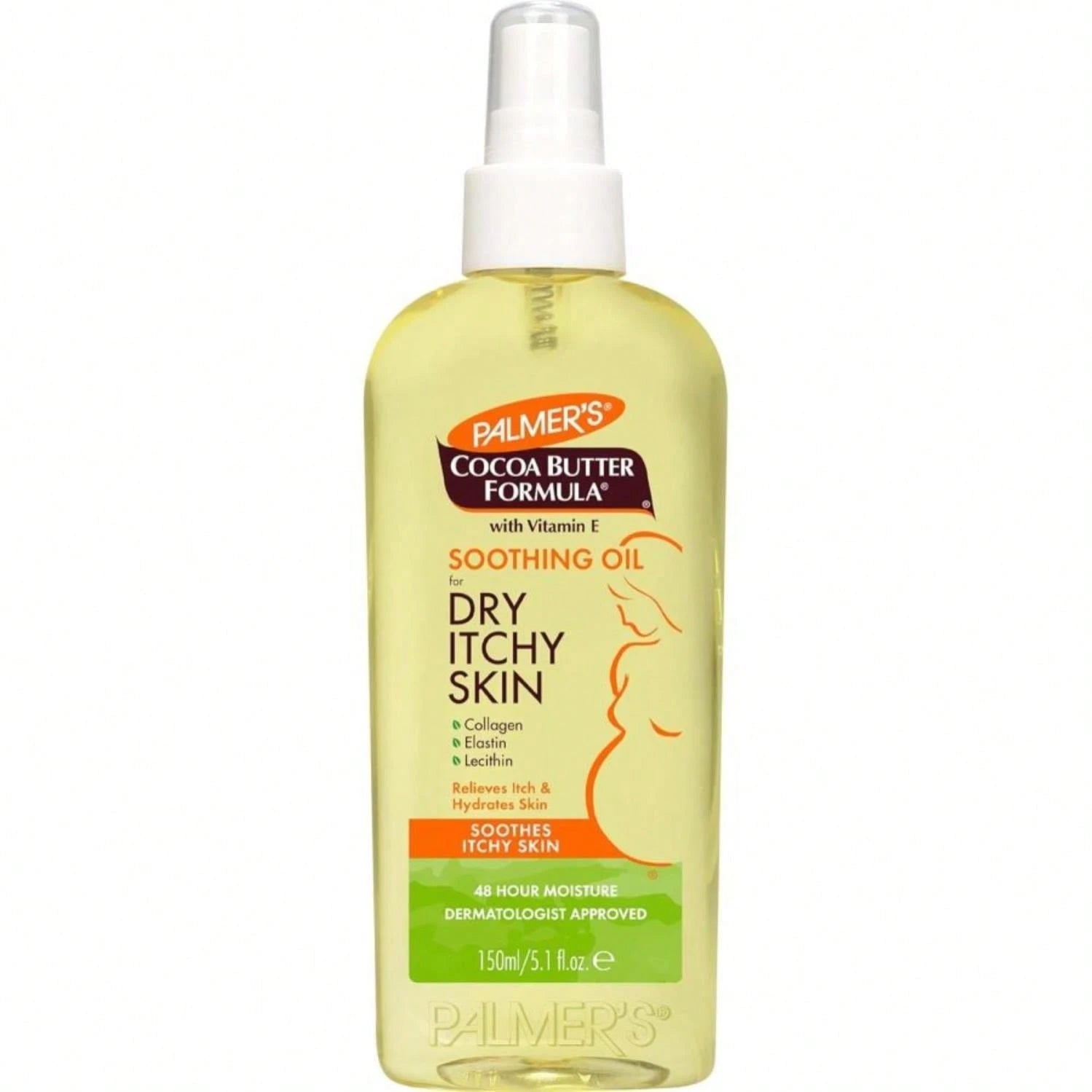 Palmer'S Cocoa Butter Formula Soothing Oil With Vitamin E, Dry, Itchy Skin Relief, Anti-Itch Body Oil, 51 Ounces