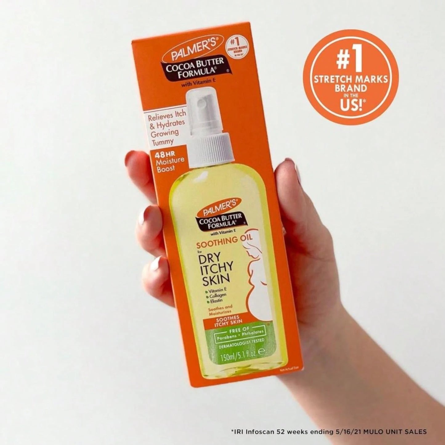 Palmer'S Cocoa Butter Formula Soothing Oil With Vitamin E, Dry, Itchy Skin Relief, Anti-Itch Body Oil, 51 Ounces
