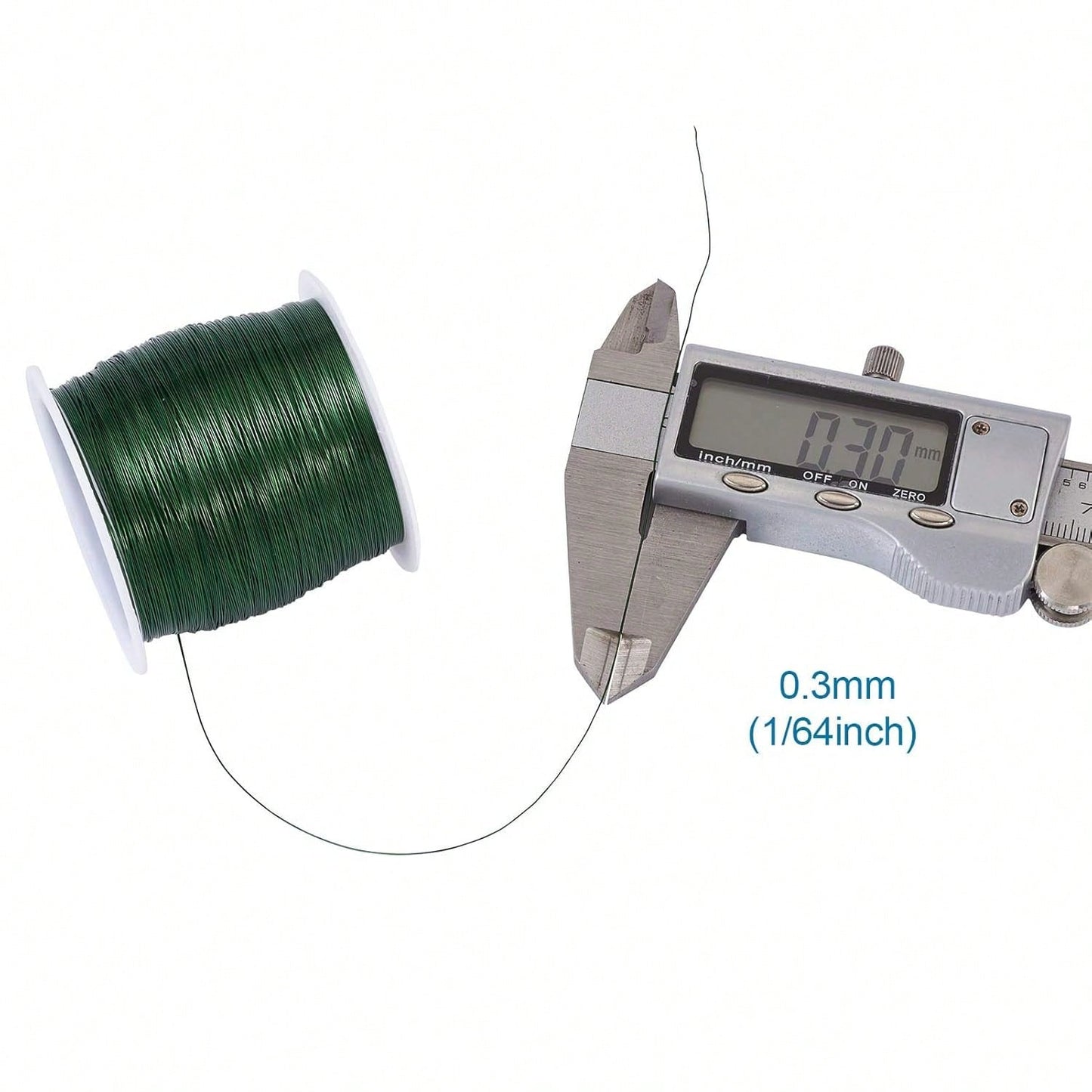 Pandahall 236 Feet Tarnish Resistant Copper Wire 28 Gauge Green Metal Wires Jewelry Beading Wire Jewelry Making (Green)
