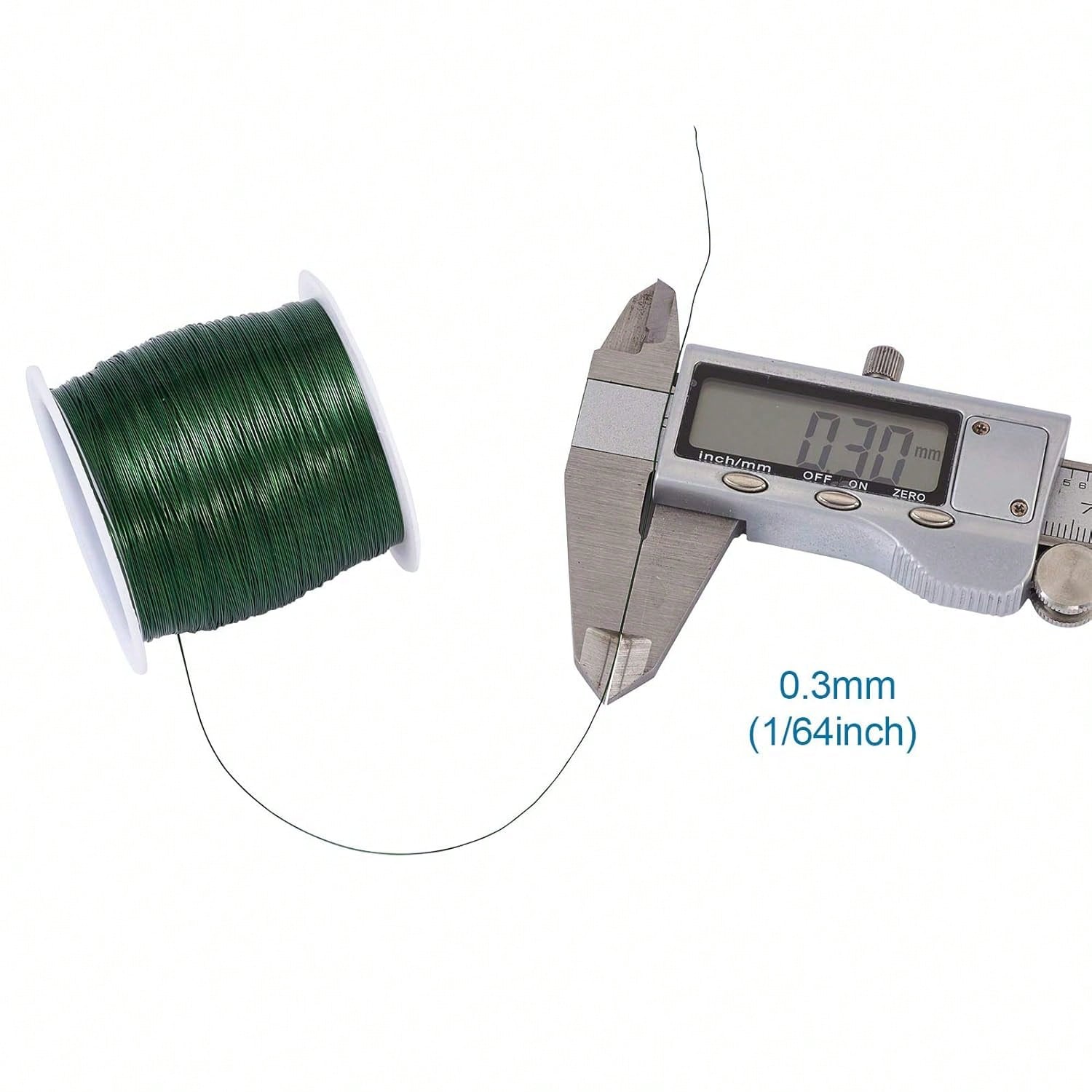 Pandahall 236 Feet Tarnish Resistant Copper Wire 28 Gauge Green Metal Wires Jewelry Beading Wire Jewelry Making (Green)