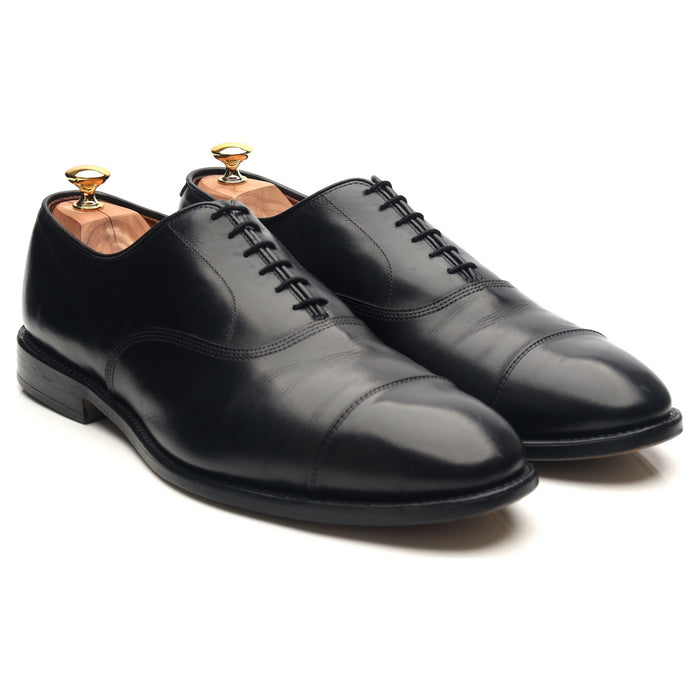 'Park Avenue' Black Leather Oxford UK 11.5 US 12 E