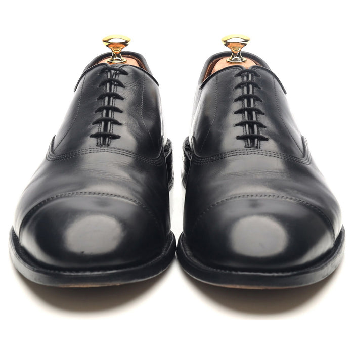 'Park Avenue' Black Leather Oxford UK 11.5 US 12 E
