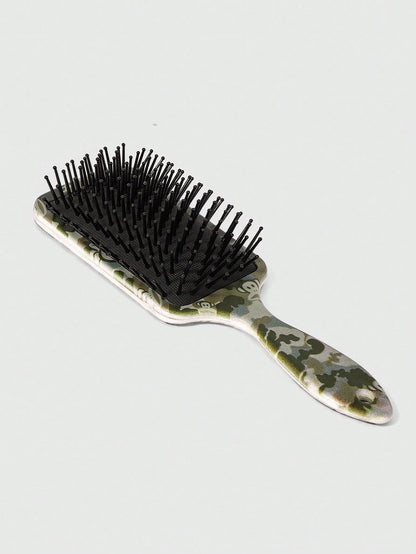 Paul Frank X ROMWE Cartoon Monkey & Camouflage Design Massage Hairbrush With Air Cushion For Scalp Massaging And Hair Styling