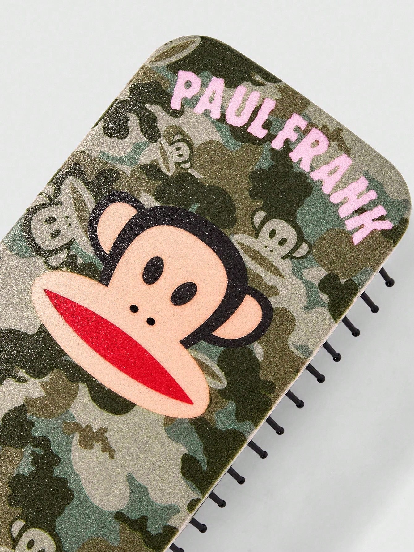 Paul Frank X ROMWE Cartoon Monkey & Camouflage Design Massage Hairbrush With Air Cushion For Scalp Massaging And Hair Styling