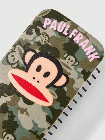 Paul Frank X ROMWE Cartoon Monkey & Camouflage Design Massage Hairbrush With Air Cushion For Scalp Massaging And Hair Styling