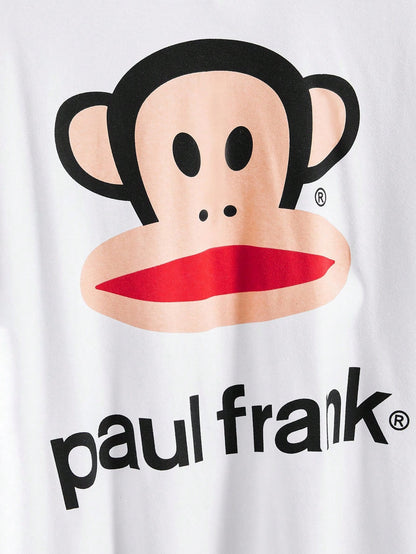 Paul Frank X ROMWE Plus Size Kpop Cute Street Fashion Logo Animal Pattern Women T-Shirt