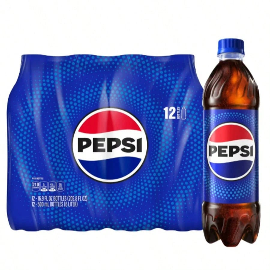 Pepsico Pepsi Original Cola Drink 16.9oz Bottles 12 Pack