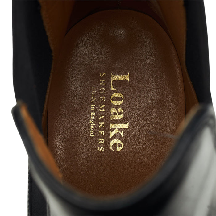'Petworth' Black Leather Chelsea Boots UK 12 F