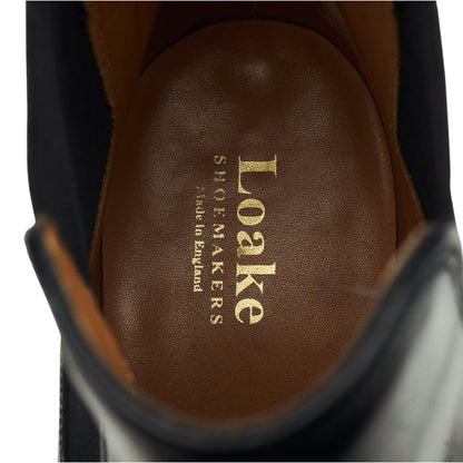 'Petworth' Black Leather Chelsea Boots UK 12 F