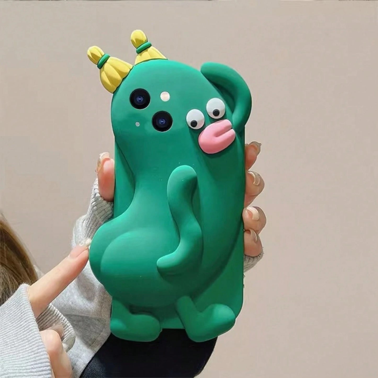 Phone Case- A Cucumber-Shaped Silicone Case That Fits Mobile Phones Sized 15-17 Inches.A Humorous Design Perfect For Halloweenphone Cases Great For Holiday Parties Phone Case 16 Promax Case Festival