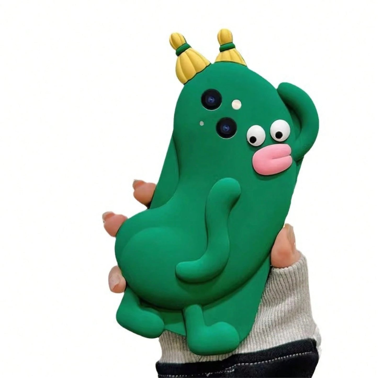 Phone Case- A Cucumber-Shaped Silicone Case That Fits Mobile Phones Sized 15-17 Inches.A Humorous Design Perfect For Halloweenphone Cases Great For Holiday Parties Phone Case 16 Promax Case Festival