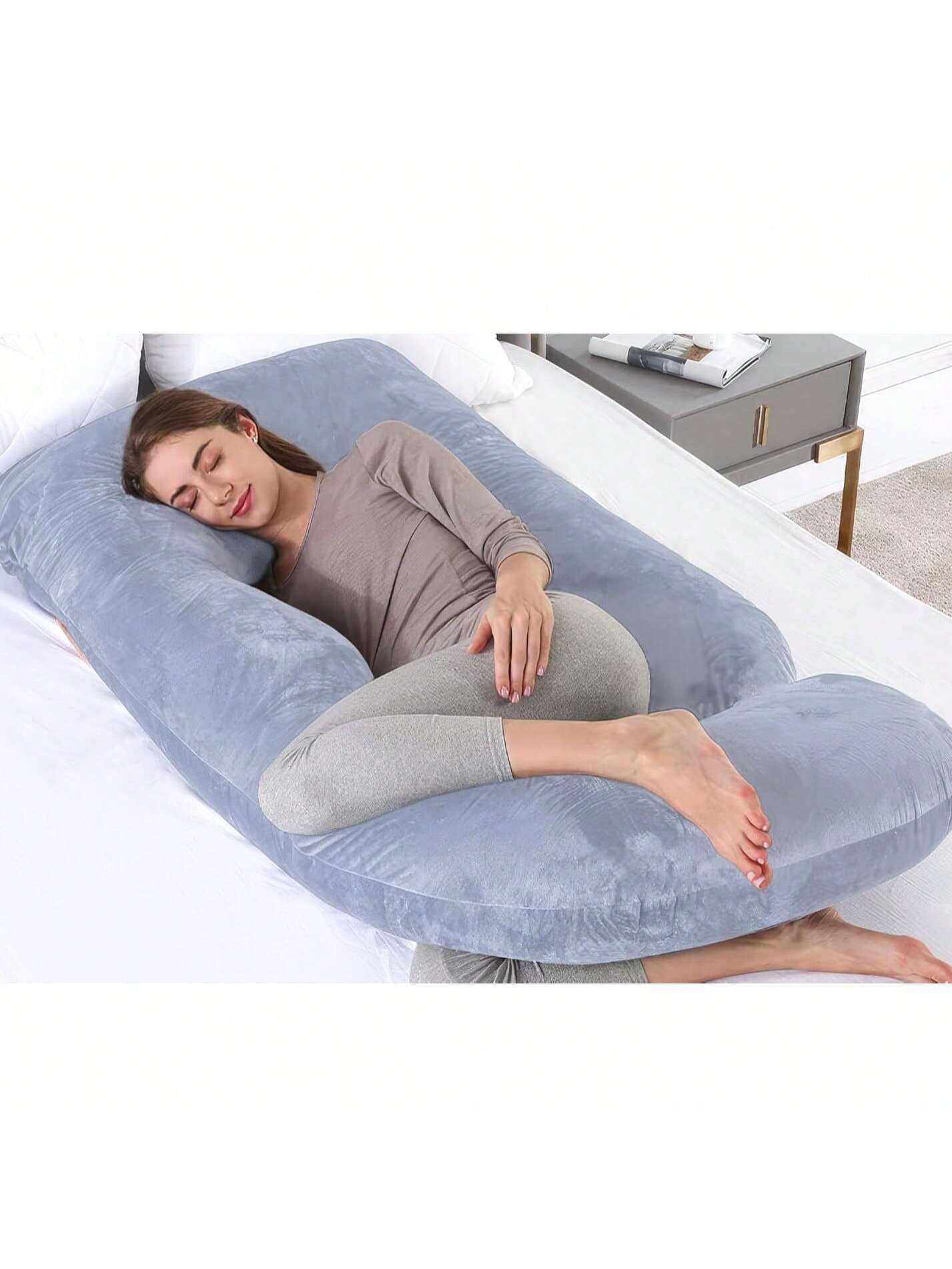 Pillow For Pregnant Women, Supporting Back, Legs, Abdomen And Buttocks, Necessary For Pregnancy, Detachable Pillowcase, Adult Body Pillow.