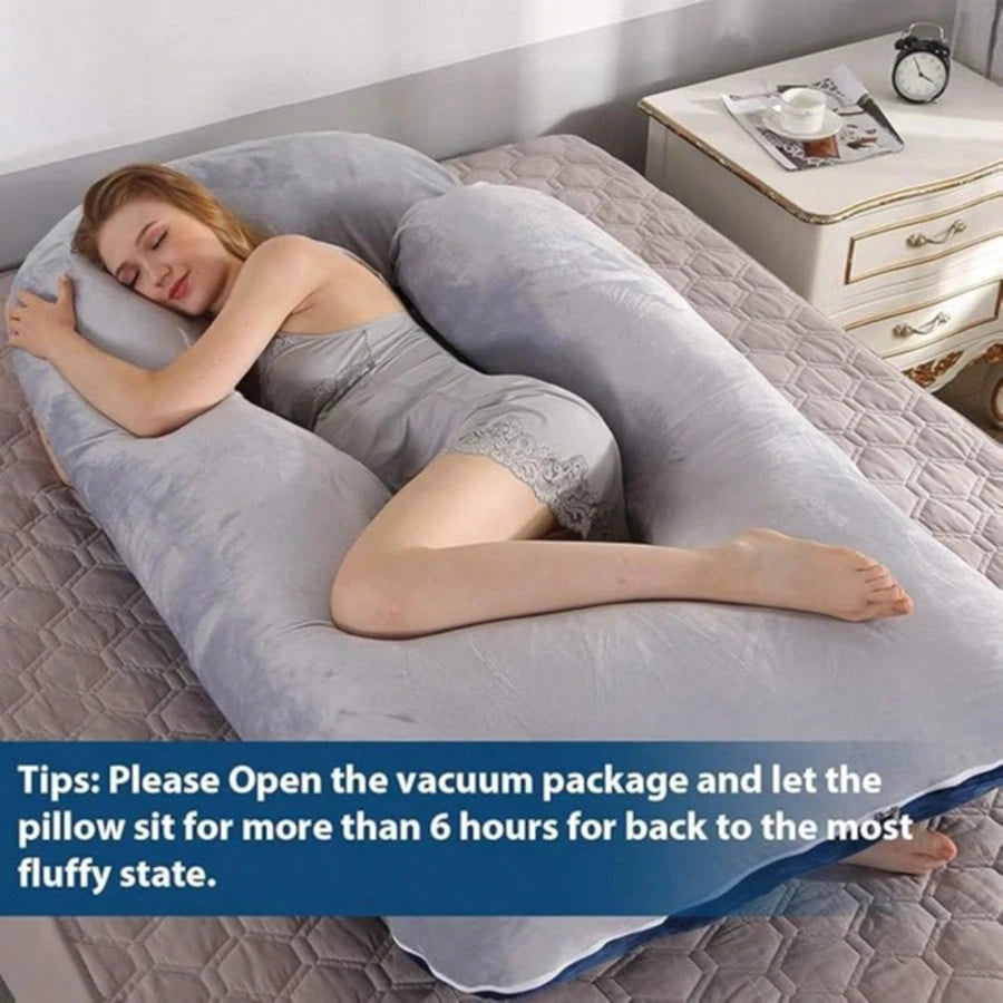 Pillow For Pregnant Women, Supporting Back, Legs, Abdomen And Buttocks, Necessary For Pregnancy, Detachable Pillowcase, Adult Body Pillow.
