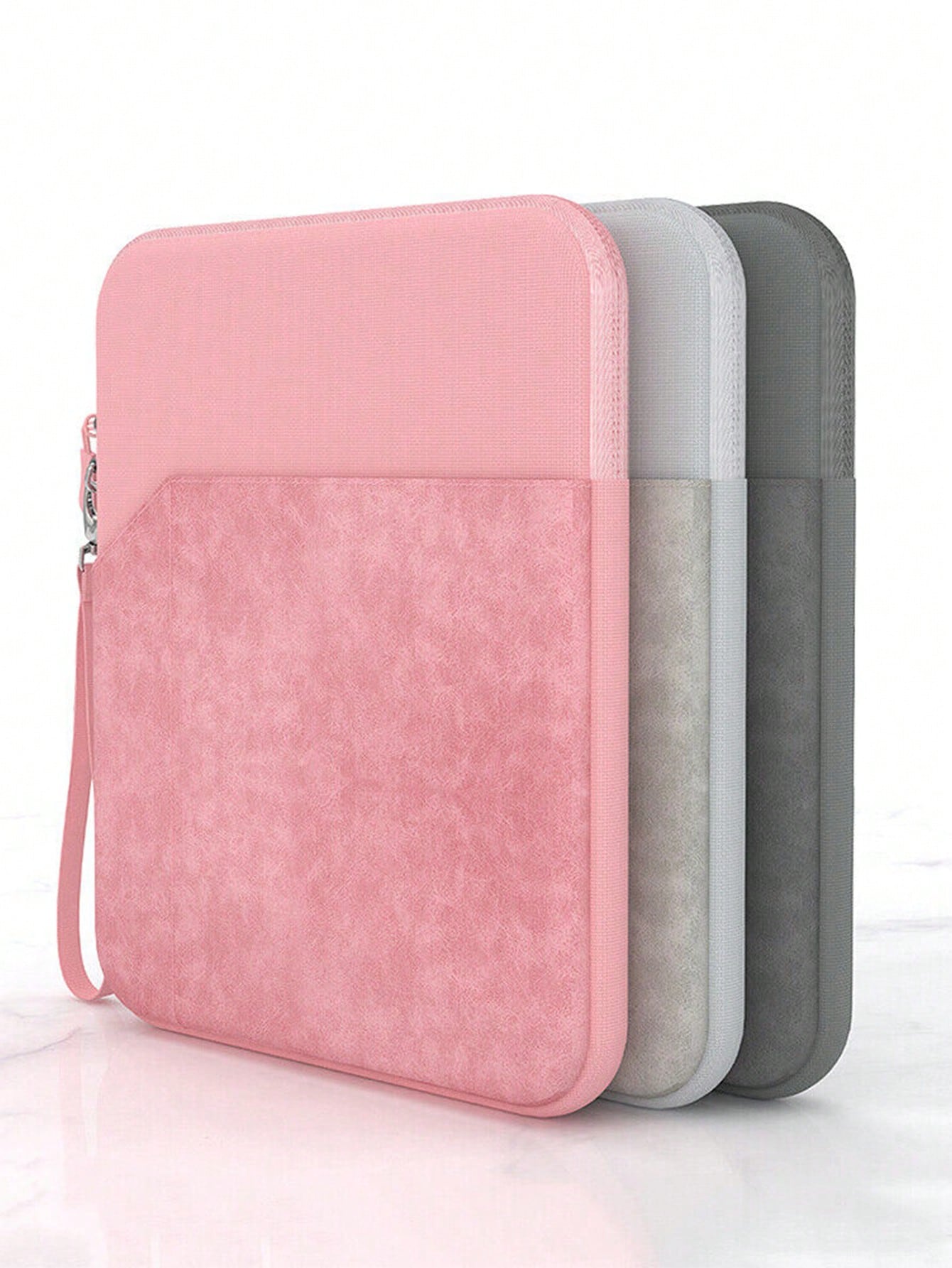 Pink Splicing Design Basic Pad Case DANYCASE 10.8-13.3 Inch Tablet Laptop Sleeve Bag, 8 Inch Electronics Organizer Pouch With Padded Protection, Compatible With IPad, AWEI Devices Women Gift Birthday