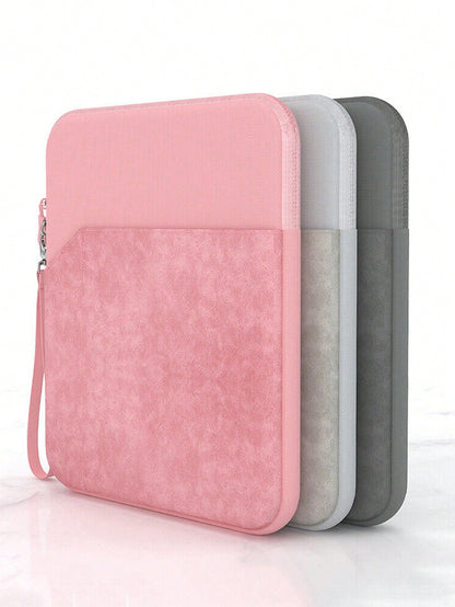 Pink Splicing Design Basic Pad Case DANYCASE 10.8-13.3 Inch Tablet Laptop Sleeve Bag, 8 Inch Electronics Organizer Pouch With Padded Protection, Compatible With IPad, AWEI Devices Women Gift Birthday