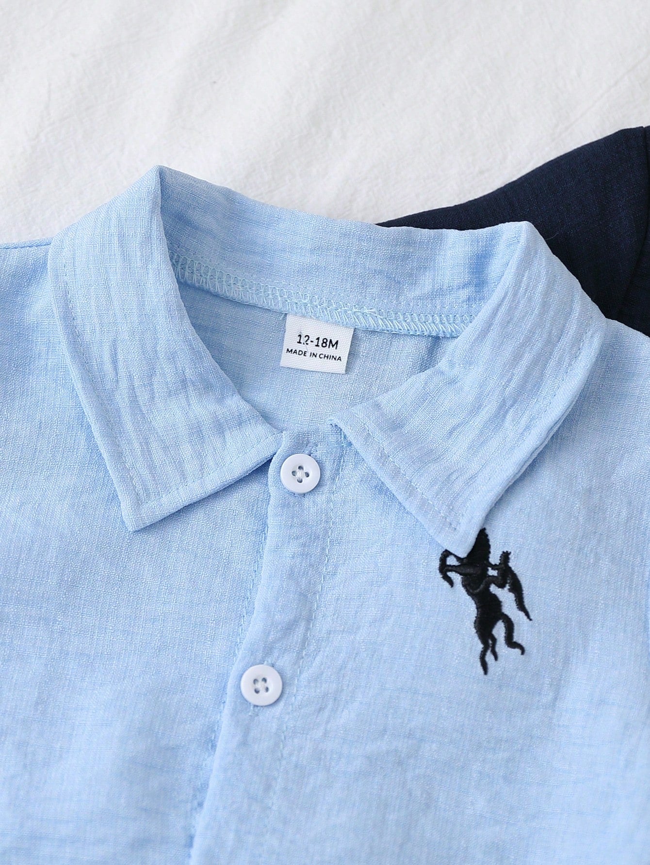 Playful Pals 2-Pack Infant Baby Boy Polo Romper, Short Sleeve Button Up Jumpsuit With Horse Embroidery, Summer Soft Clothes Set,Casual Gentleman One-Piece Outfit