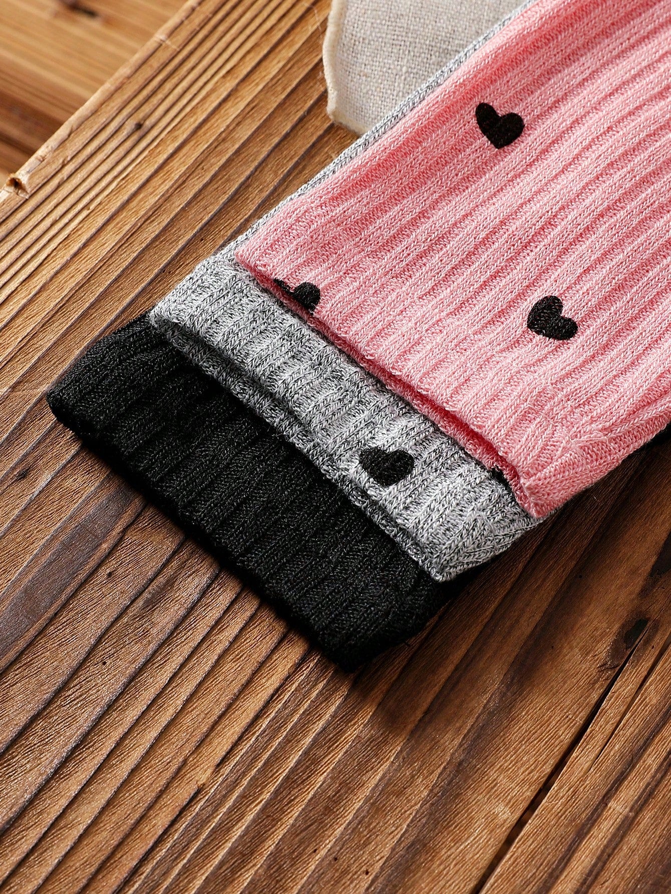 Playful Pals 3pcs/Set Baby Girls' Pink And Grey Cute Knitted Corduroy Leggings Elastic Solid Color Pants Tights Bottoms Autumn Holiday Baby Girl Trousers All-Match