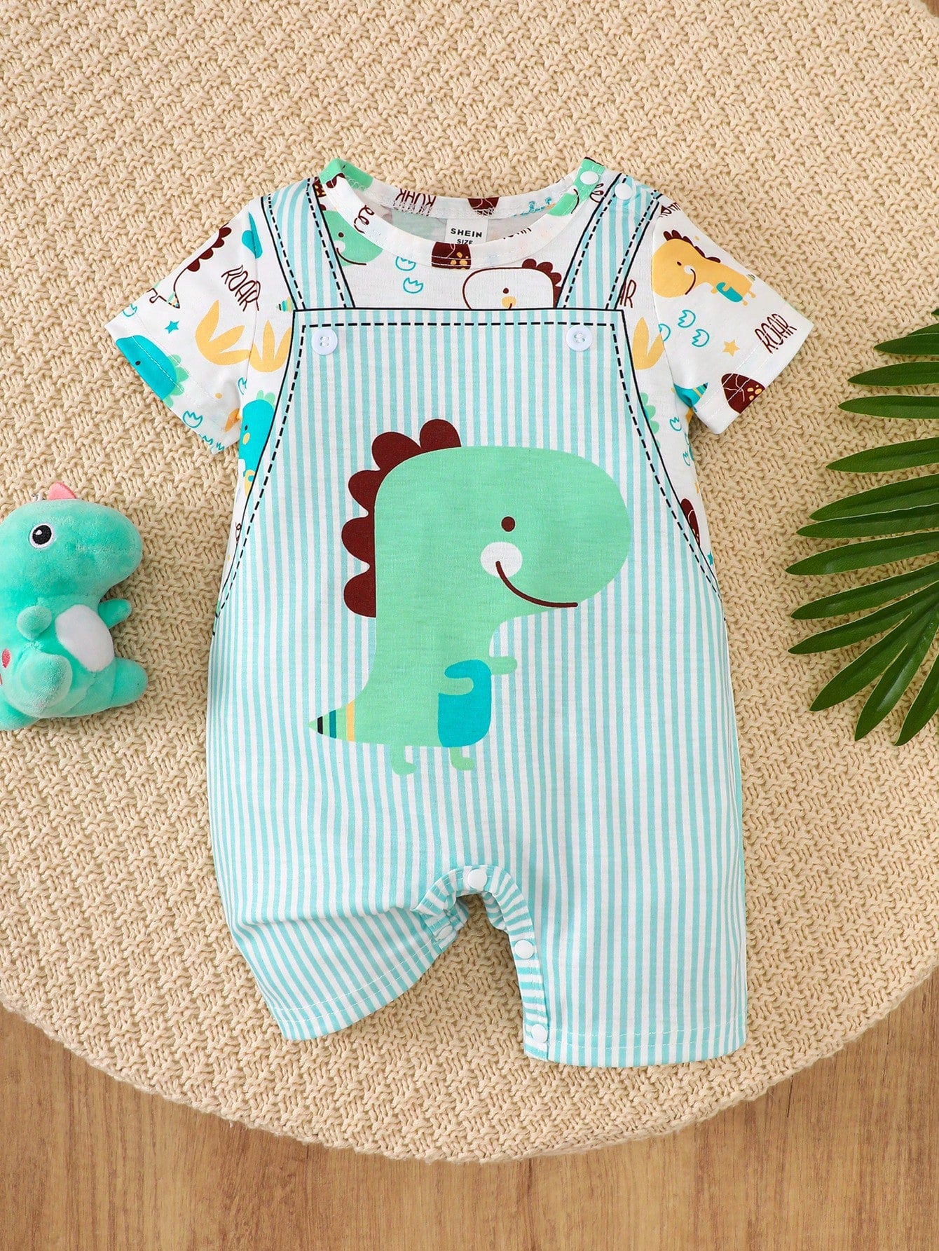 Playful Pals Baby Boy Cute Animal Party Illustration, Comfortable And Soft One-Piece Pants, Suitable For Daily Outings And Festival Gifts