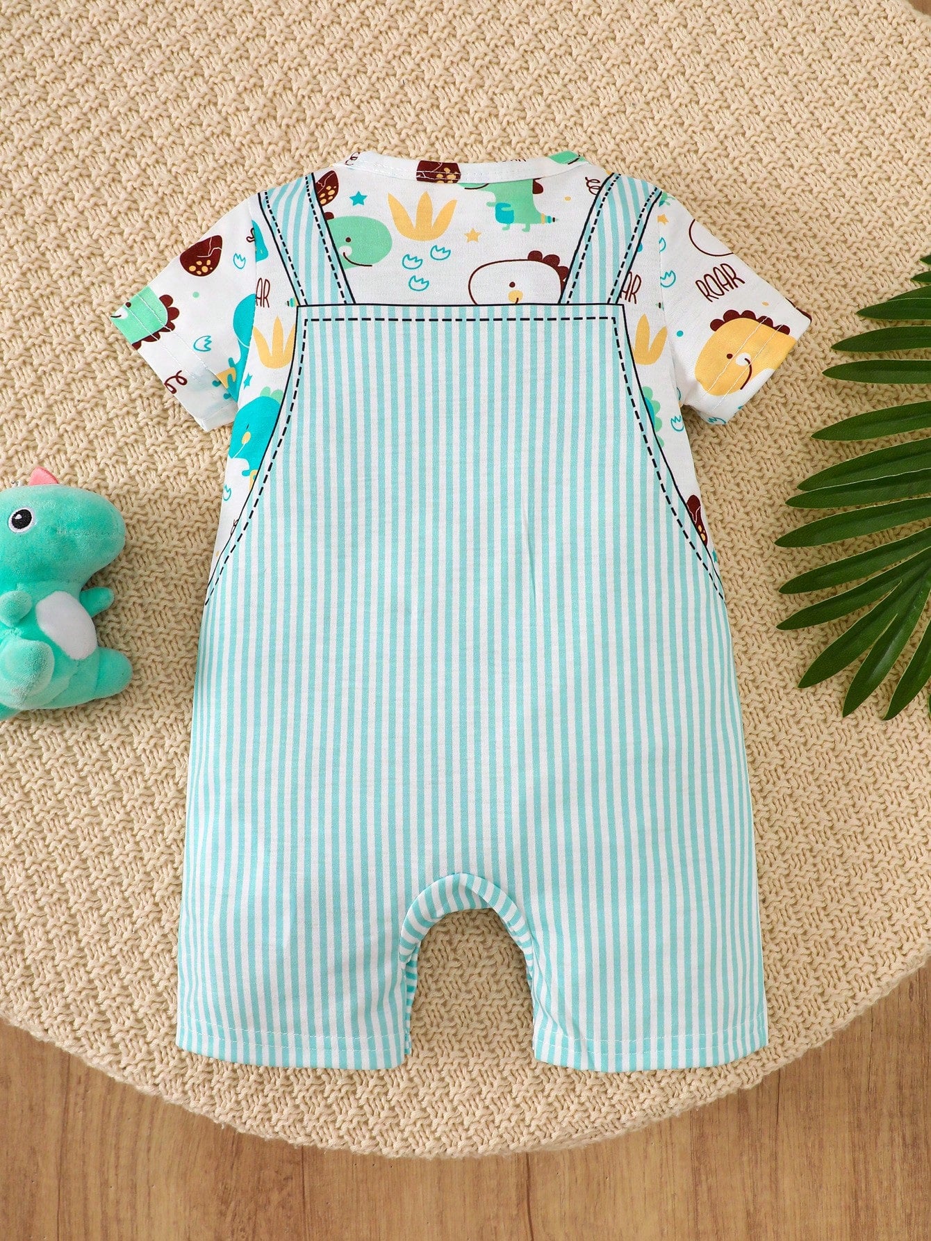 Playful Pals Baby Boy Cute Animal Party Illustration, Comfortable And Soft One-Piece Pants, Suitable For Daily Outings And Festival Gifts