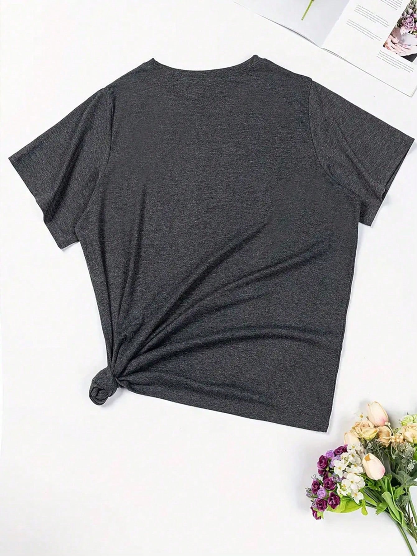 Plus Size S-5XL,Reading Rainbow Pattern T-Shirt, With Book Design, Casual Everyday Top, Playful Design, Spring And Summer Fashion Top