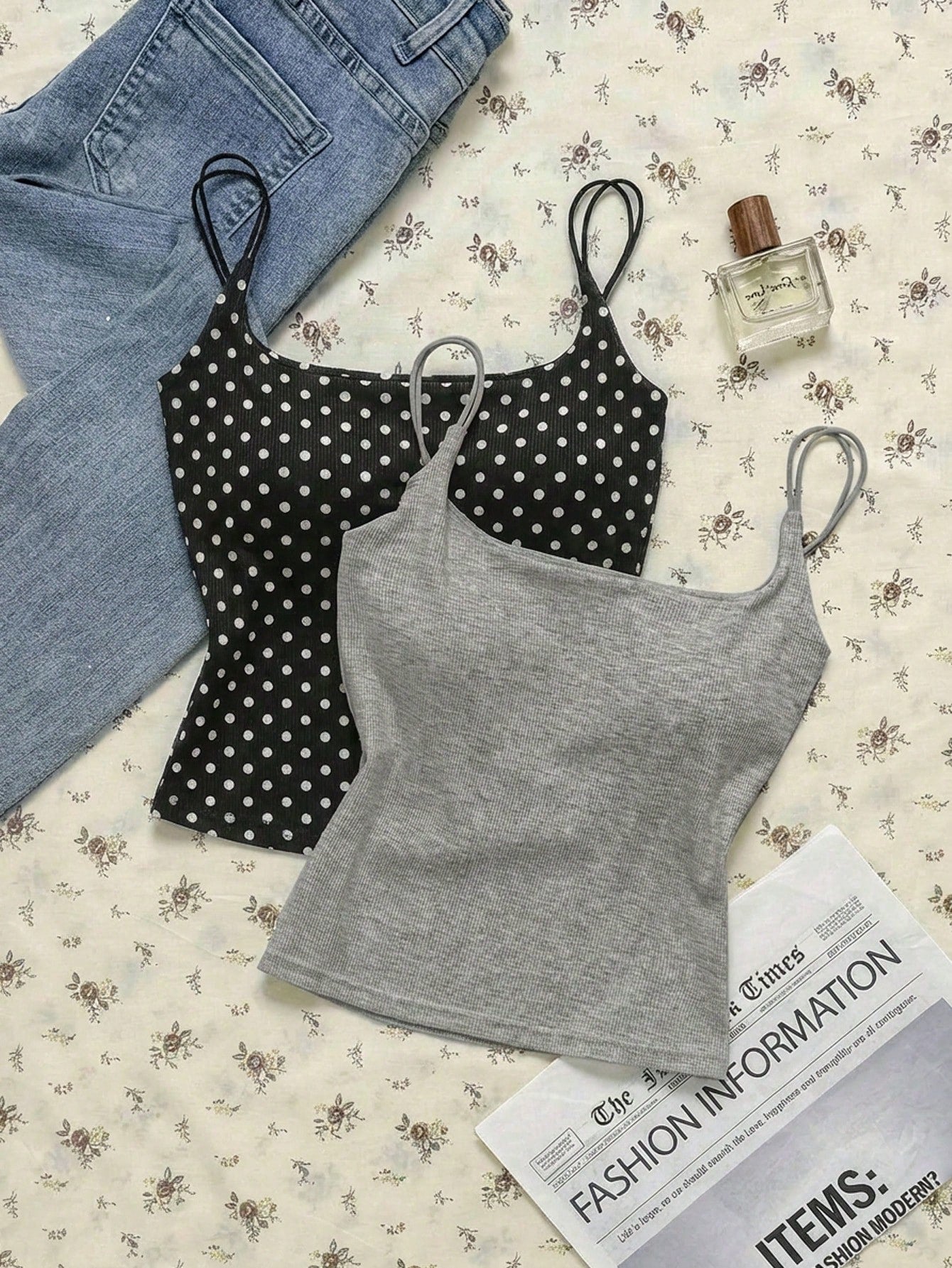Plus Size Women Casual Versatile Camisole With Padded Bust