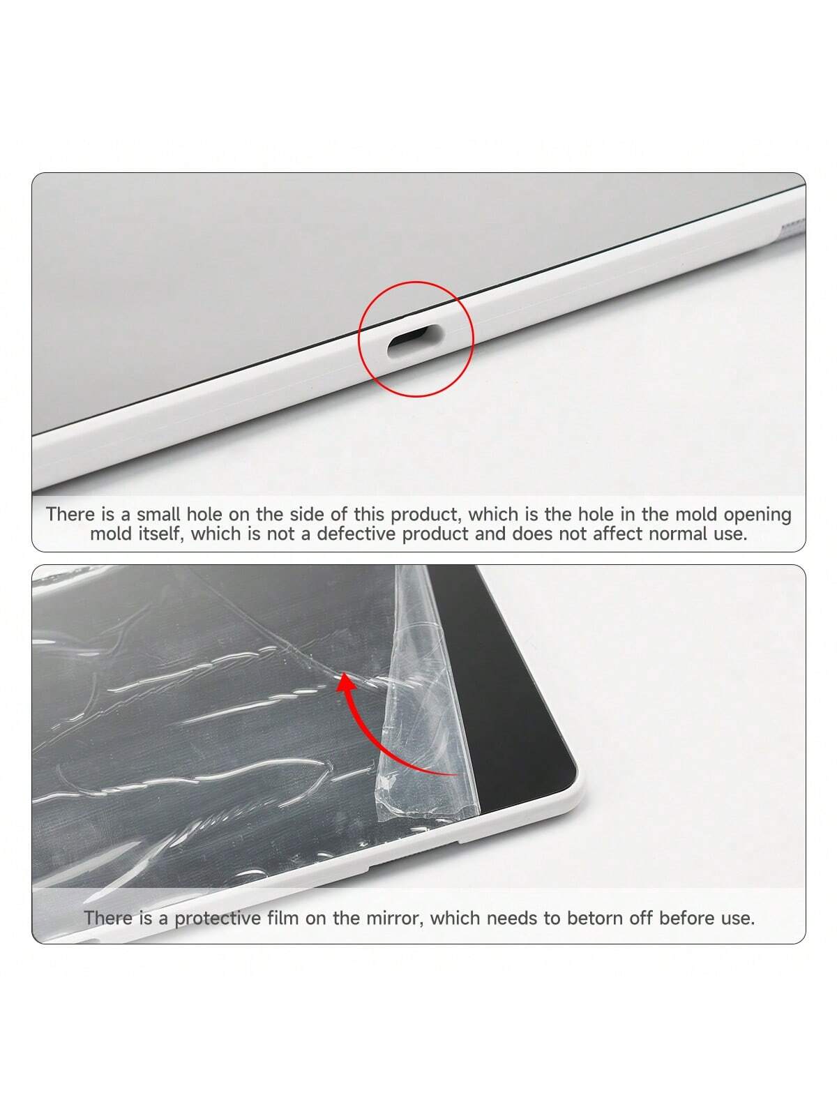 Portable Car Sun Visor HD Makeup Mirror, Suitable For Girls And Women