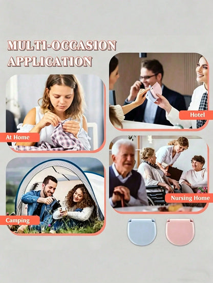 Portable Mini Sewing Box Small Sewing Kit Multi-Function Sewing Tool Set- Perfect Gift For Beginner Sewers: Sewing Kit- Foldable, DIY Sewing Supplies And Accessories, Designed For Travelers And Emer