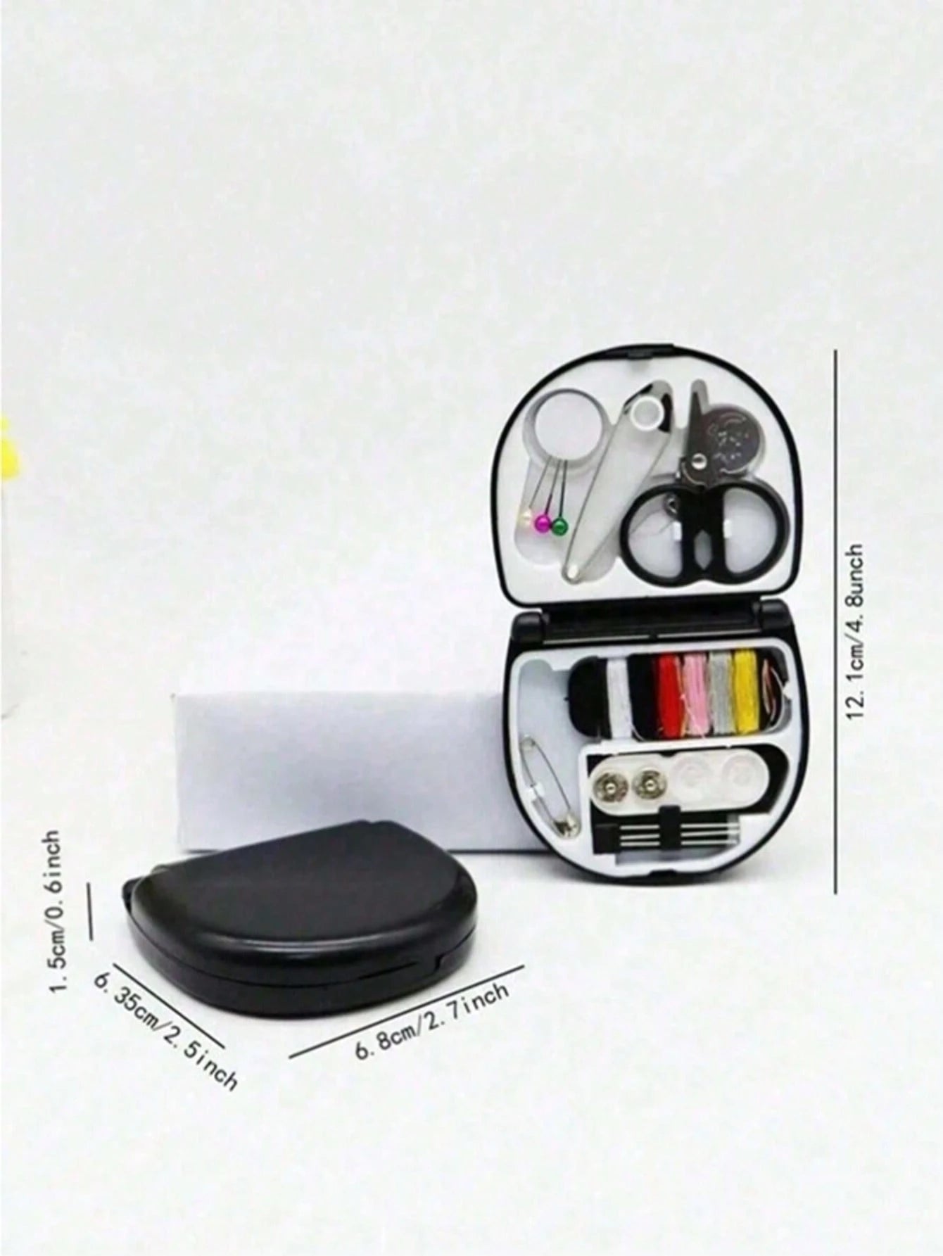 Portable Mini Sewing Box Small Sewing Kit Multi-Function Sewing Tool Set- Perfect Gift For Beginner Sewers: Sewing Kit- Foldable, DIY Sewing Supplies And Accessories, Designed For Travelers And Emer
