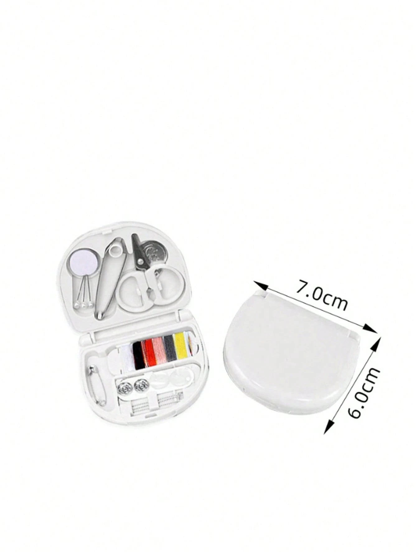 Portable Mini Sewing Box Small Sewing Kit Multi-Function Sewing Tool Set- Perfect Gift For Beginner Sewers: Sewing Kit- Foldable, DIY Sewing Supplies And Accessories, Designed For Travelers And Emer