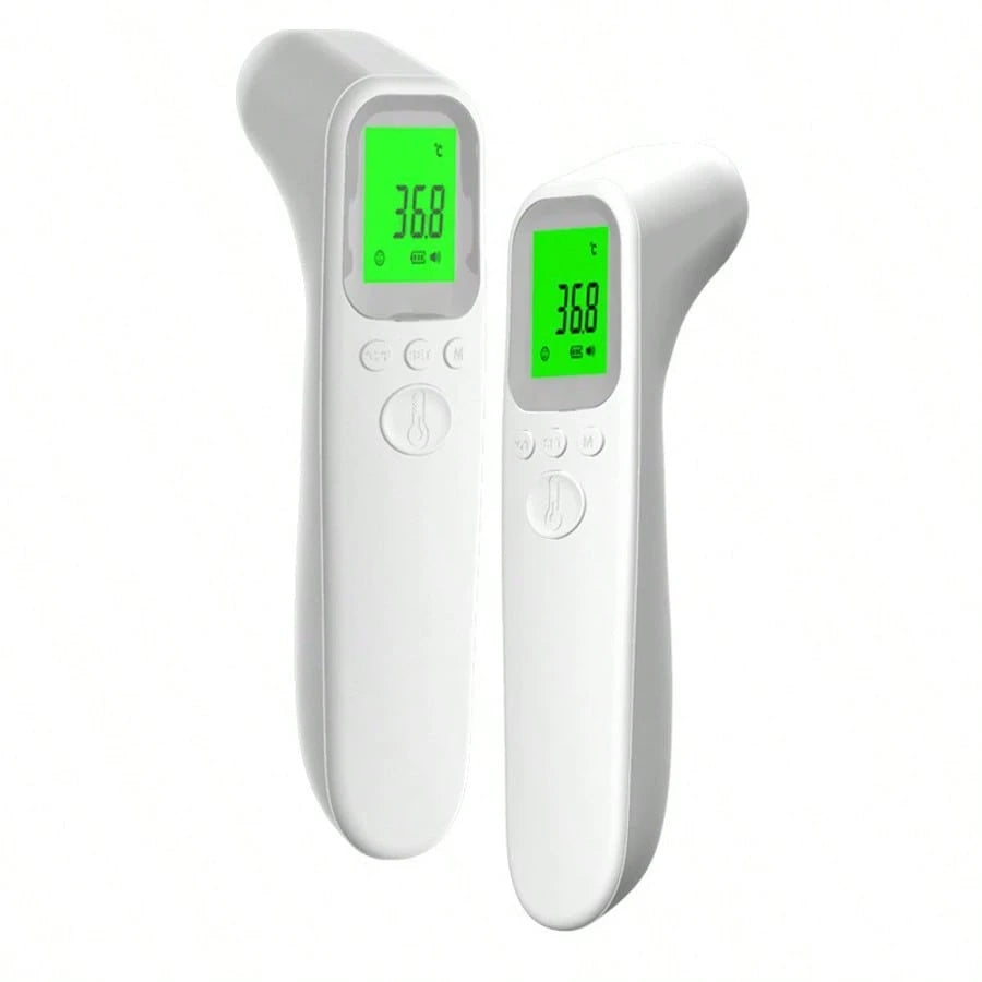 Portable Temperature Thermometer Forehead Digital Non-Contact Thermomete LED Display Fever Measure Tool Surface/Body Mode Digital Thermometer Forehead Thermometer Ear Thermometer