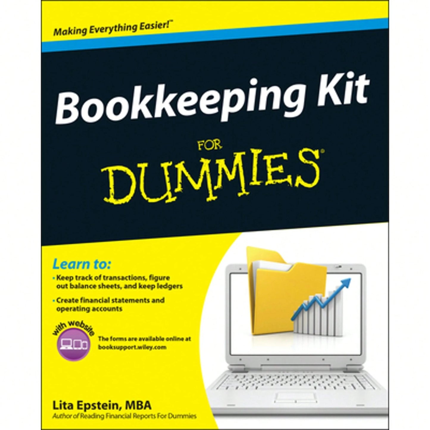 Pre-Owned Bookkeeping Kit For Dummies (Paperback) By Lita Epstein