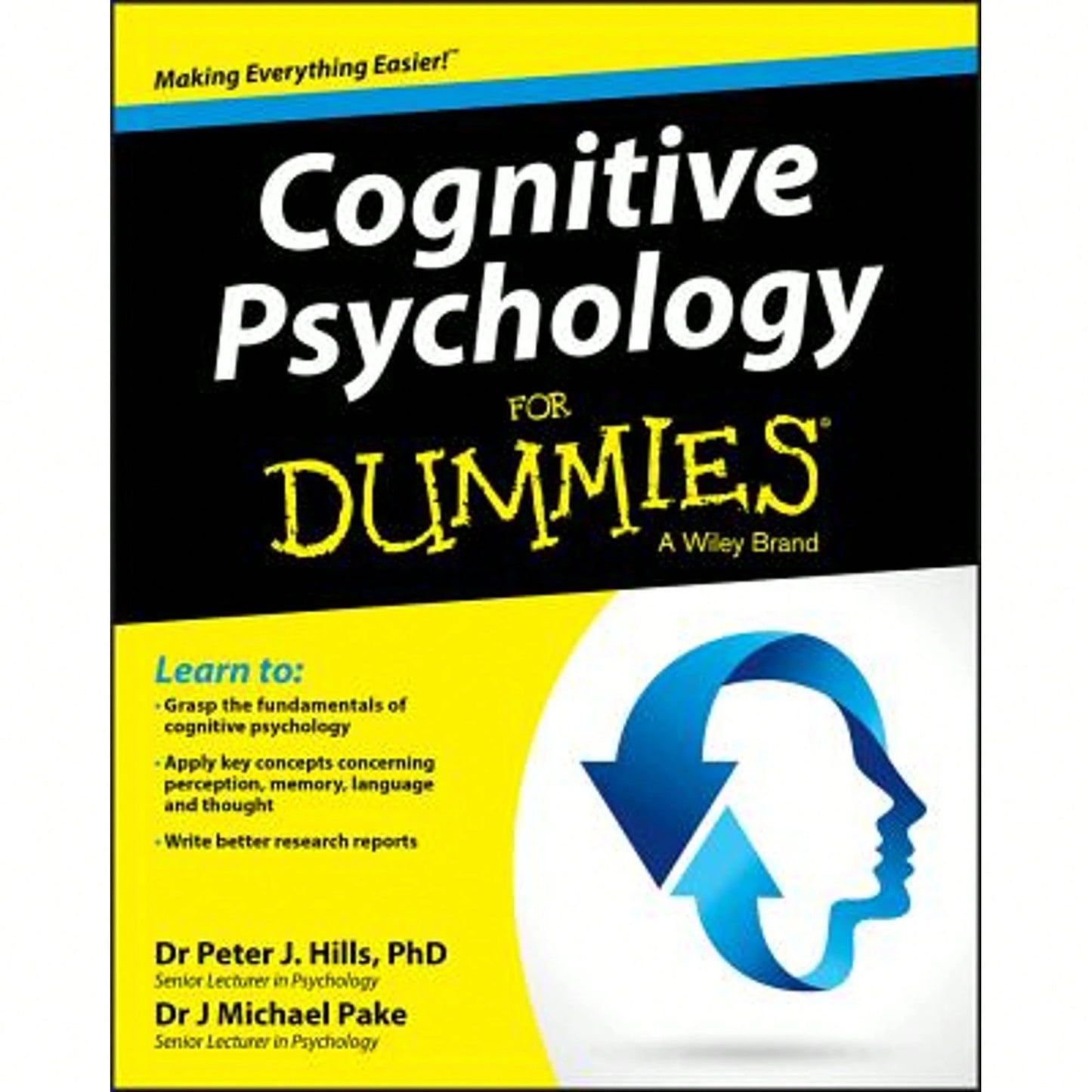 Pre-Owned Cognitive Psychology For Dummies (Paperback) By Peter J. Hills, Michael Pake