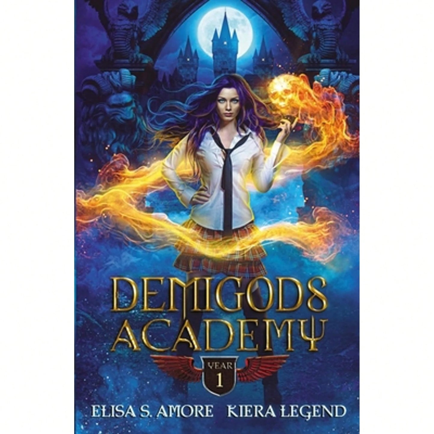Pre-Owned Demigods Academy- Year One (Paperback) By Elisa S Amore, Kiera Legend