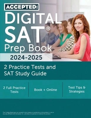 Pre-Owned Digital SAT Prep Book 2024-2025: 2 Practice Tests And SAT Study Guide (Paperback) By G T McDivitt