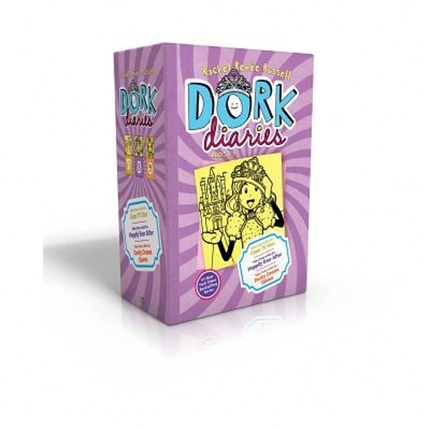 Pre-Owned Dork Diaries Books 7-9 (Boxed Set): Dork Diaries 7; Dork Diaries 8; Dork Diaries 9 (Hardcover) By Rachel Renée Russell