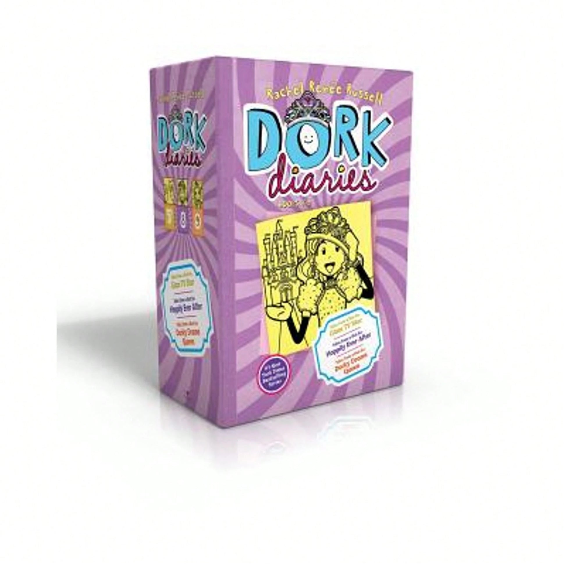 Pre-Owned Dork Diaries Books 7-9 (Boxed Set): Dork Diaries 7; Dork Diaries 8; Dork Diaries 9 (Hardcover) By Rachel Renée Russell