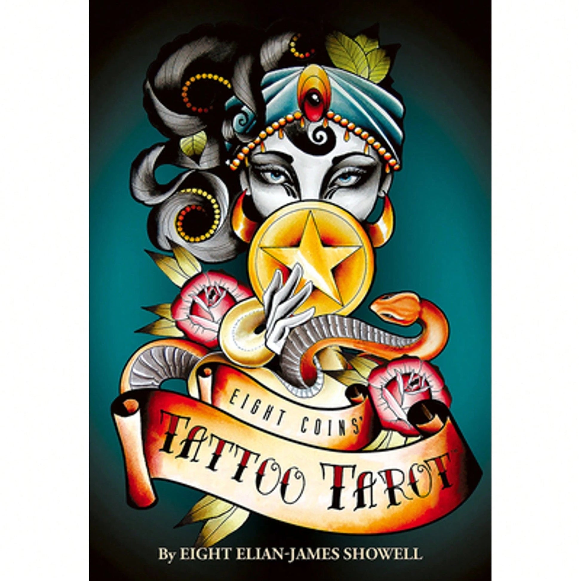 Pre-Owned Eight Coins' Tattoo Tarot (Paperback) By Lana Zellner