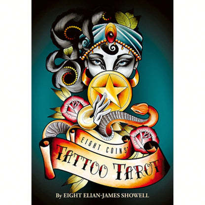 Pre-Owned Eight Coins' Tattoo Tarot (Paperback) By Lana Zellner