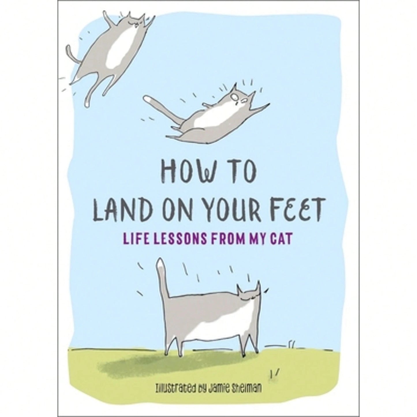 Pre-Owned How To Land On Your Feet: Life Lessons From My Cat (Hardcover) By Jamie Shelman