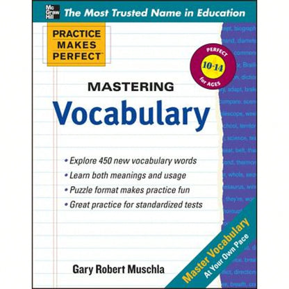 Pre-Owned Practice Makes Perfect Mastering Vocabulary (Paperback) By Gary Robert Muschla