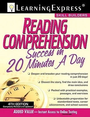 Pre-Owned Reading Comprehension Success In 20 Minutes A Day (Paperback) By Learning Express LLC