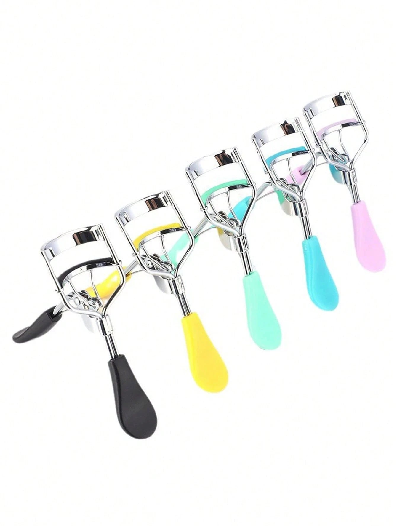 Premium Black Eyelash Curler With Replacement Pads- Easy To Use Beauty Tool, Essential Eyelash Curler, Portable & Comfortable, Suitable For All Eye Shapes & Lash Lengths, Quickly Curls Lashes, Beauty