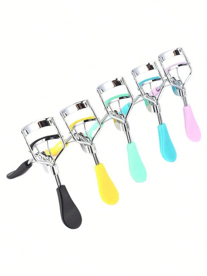 Premium Black Eyelash Curler With Replacement Pads- Easy To Use Beauty Tool, Essential Eyelash Curler, Portable & Comfortable, Suitable For All Eye Shapes & Lash Lengths, Quickly Curls Lashes, Beauty