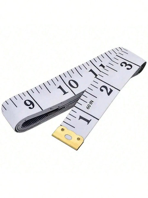 Premium Dual-Scale Inches & Centimeters Sewing Tape Measure, Soft Flexible Body Measurement Tailor Ruler For Weight Loss, Medical Care, Sewing & Crafts, Reverse Side Marked With 150cm Scale,Back To Sc